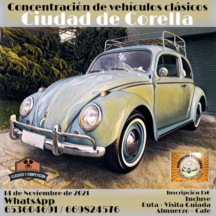 Concentraci&oacute;n de veh&iacute;culos cl&aacute;sicos &lsquo;Ciudad de Corella&rsquo;