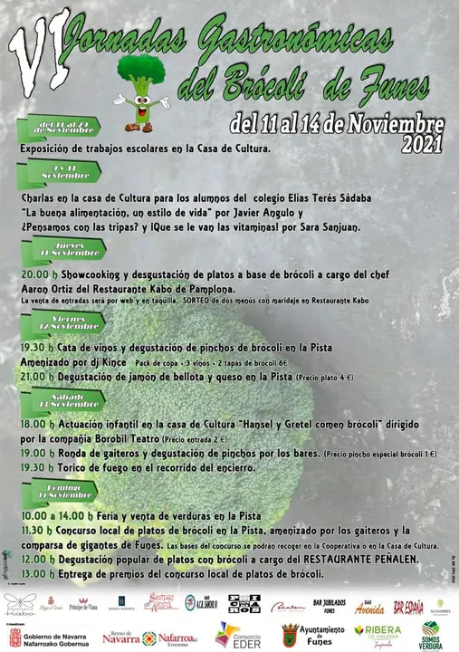 VI Jornadas gastron&oacute;micas del Br&oacute;coli de Funes