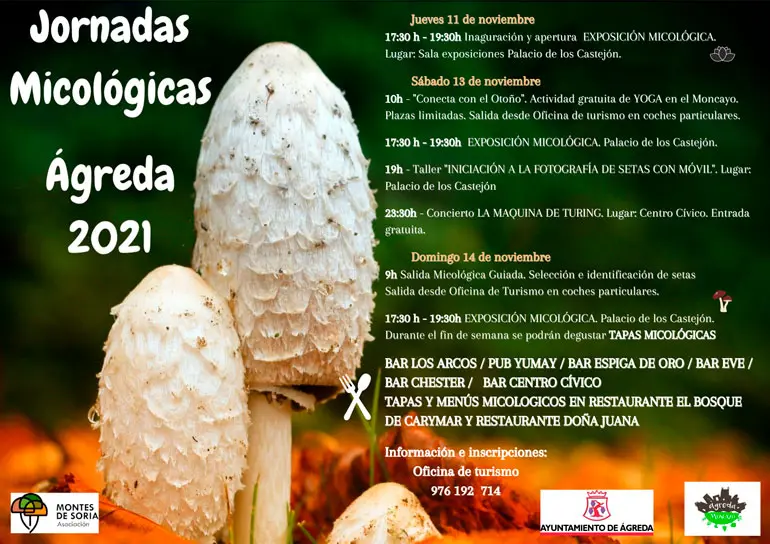 Jornadas micol&oacute;gicas de &Aacute;greda 2021
