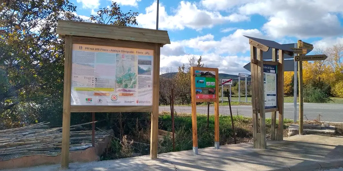 Comienzo de la ruta la Atalaya de Olmiguete