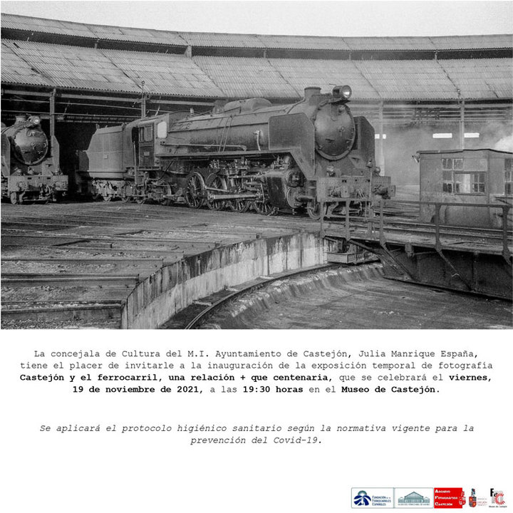 Exposición temporal ‘Castejón y el ferrocarril, una relación + que centenaria’