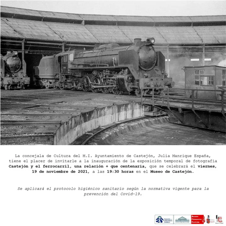 Exposici&oacute;n temporal &lsquo;Castej&oacute;n y el ferrocarril, una relaci&oacute;n + que centenaria&rsquo;