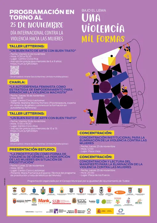 D&iacute;a Internacional contra la Violencia hacia las Mujeres 2021 en Tudela