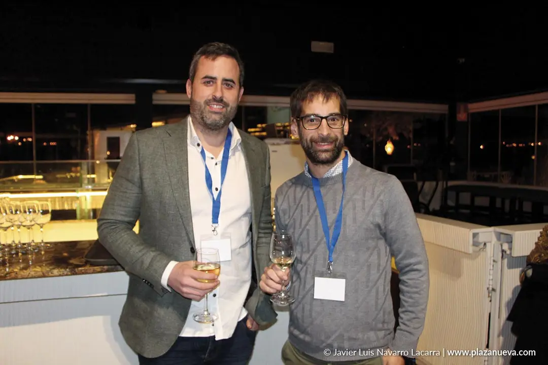 Emilio Jarauta (Almad&iacute;a) y Carlos Saso (Grupo Uvesa)