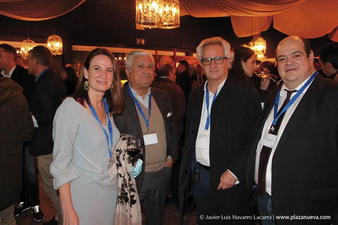 Irene Royo (Concejal Ayto Tudela), Jos&eacute; Luis Moracho (PVT), Carlos P&eacute;rez Nievas (Cs) y Javier P&eacute;rez Nievas (Cope)