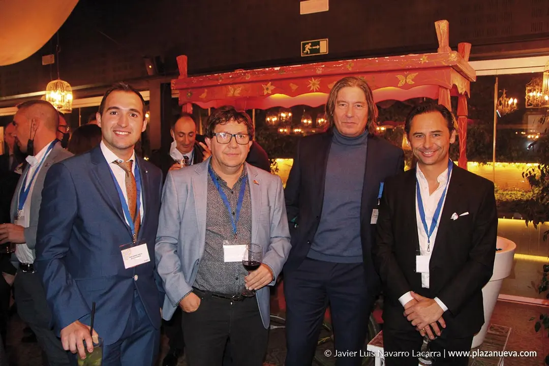 Jorge Herrero (BS Edulcorantes), Mariano Navarro (Lakarra Comunicaci&oacute;n y Publicidad), Antonio Rodr&iacute;guez (BS Edulcorantes) y Sergio Guerra (Tecnoaditivos)