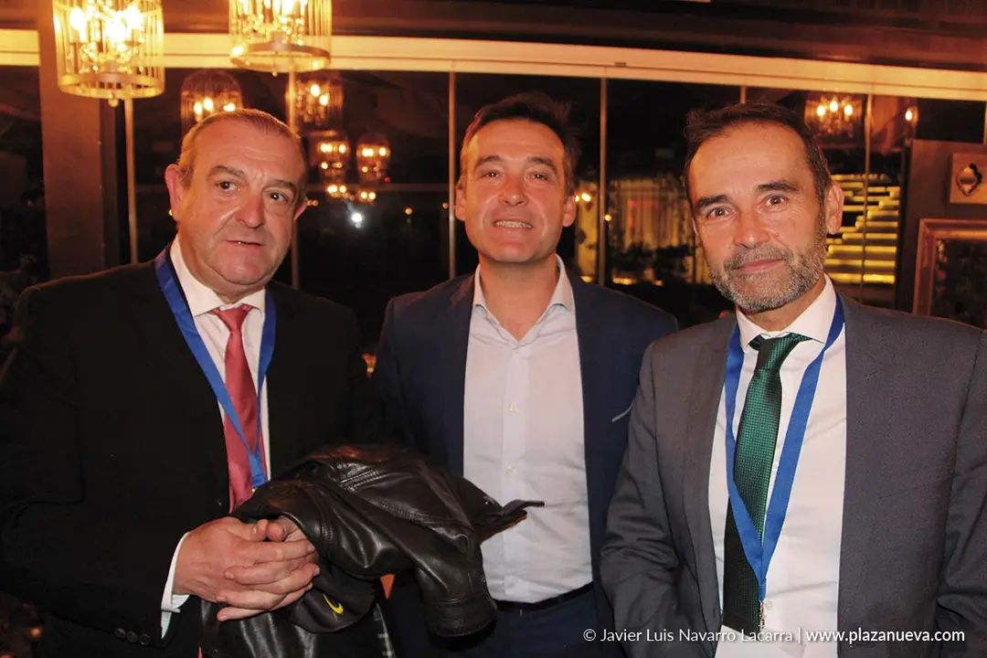 Luis &Aacute;lava (Seguros Alafr&aacute;n), Pablo Galindo (Allianz) y Fernando Galindo (Caja Rural)