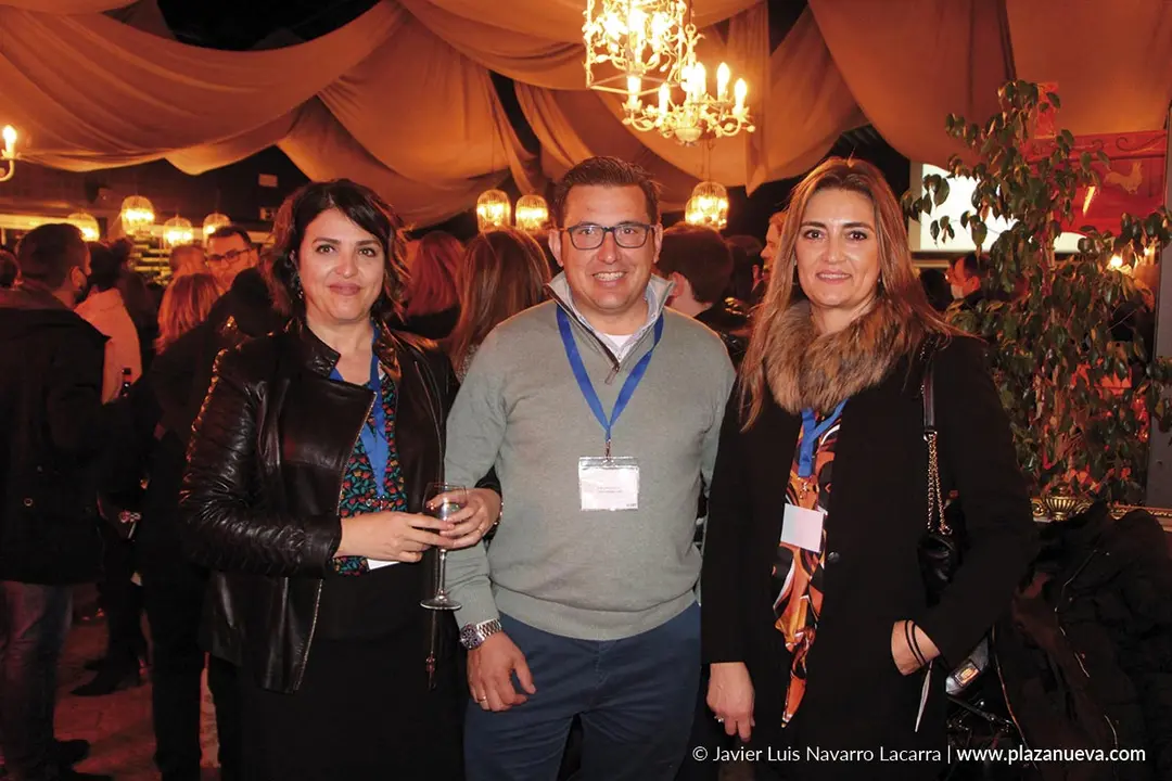 Marisa Jim&eacute;nez (Transformados Ruiz), Jos&eacute; Luis Poyo (Poyo Thermo Tank) y Esther Miram&oacute;n (Poyo Thermo Tank)
