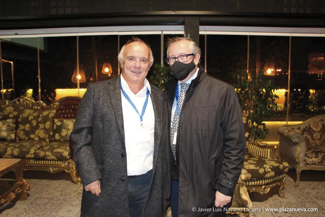 Tom&aacute;s Aguado (Murchante) y Jes&uacute;s Berisa (Events Hotel)