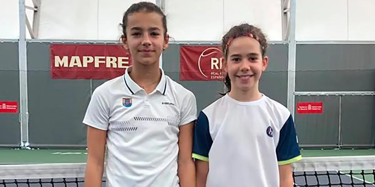 Mar&iacute;a Trujillo y su rival en la final, Arene Oreja