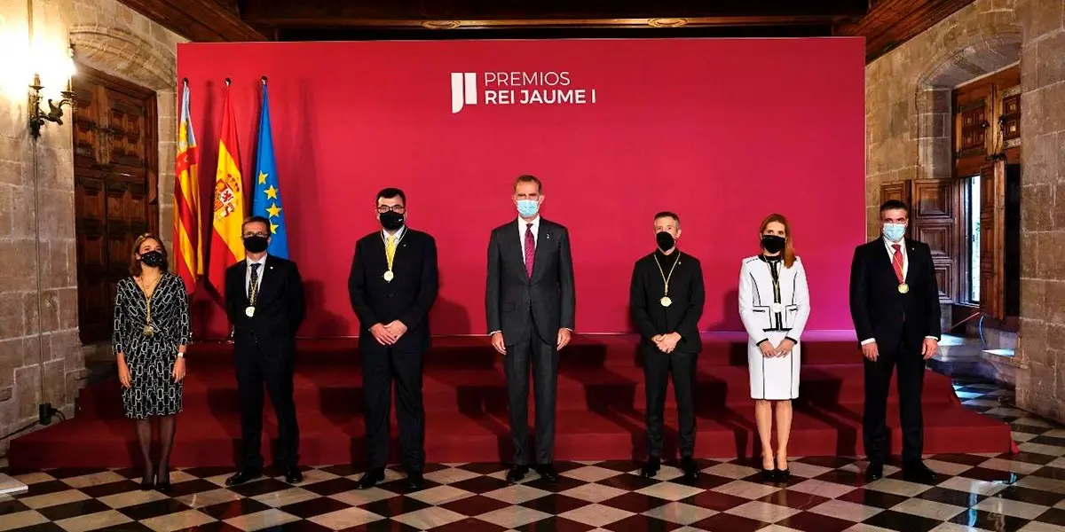 El CEO de Congelados de Navarra, Benito Jim&eacute;nez Cambra recibi&oacute; el 19 de noviembre en Valencia el Premio Rei Jaume I al Emprendedor 2021