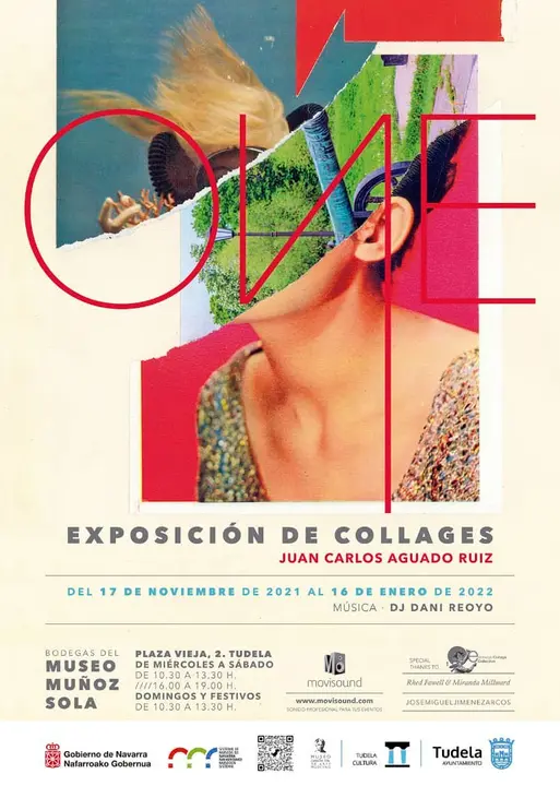 Exposici&oacute;n temporal en Tudela de collages &lsquo;ONE&rsquo; de Juan Carlos Aguado Ruiz 