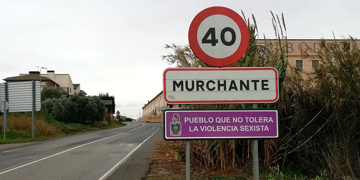 Se&ntilde;ales contra la violencia sexista en Murchante