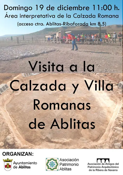 Visita a la Calzada y Villa romanas de Ablitas