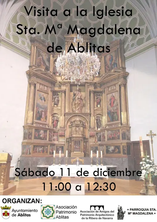 Visita a la Iglesia Santa Mar&iacute;a Magdalena de Ablitas