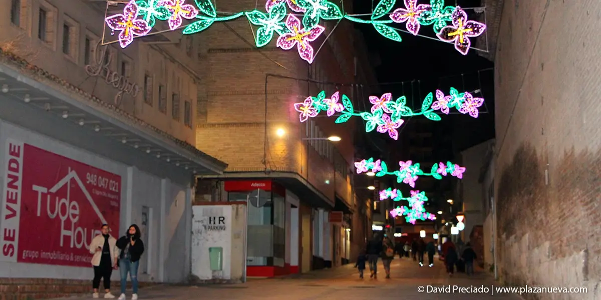 Encendido de luces de Navidad en Eza