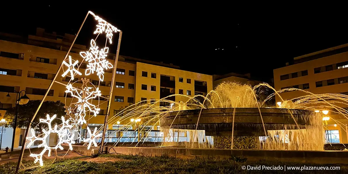 Encendido de luces de Navidad en Plaza Alfanso I El Batallador