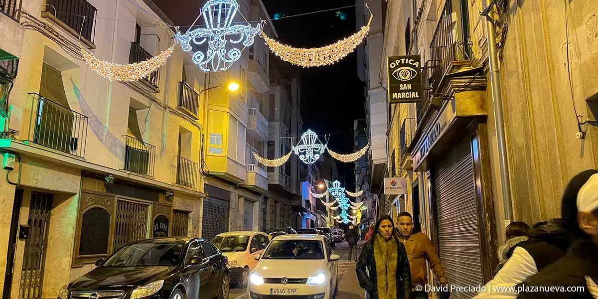 Encendido de luces de Navidad en San Marcial
