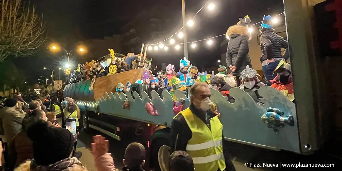 Cabalgata Reyes Magos 2022 en Tudela 2
