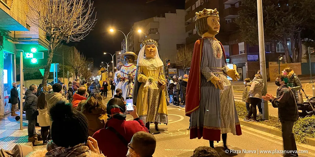 Cabalgata Reyes Magos 2022 en Tudela 3