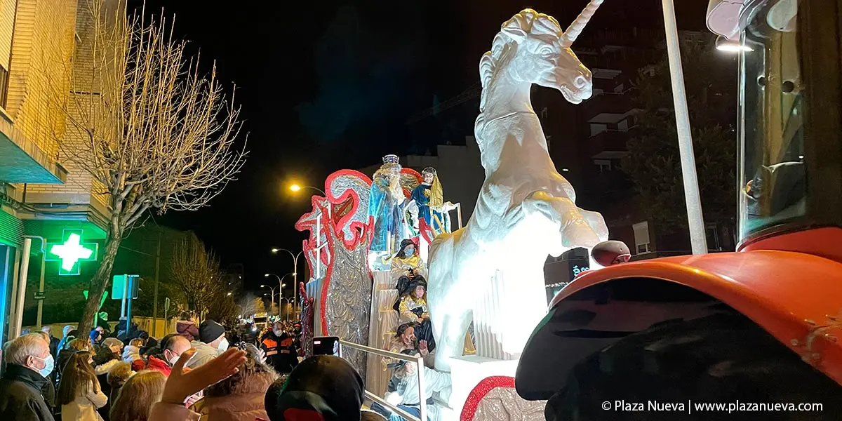 Cabalgata Reyes Magos 2022 en Tudela 9