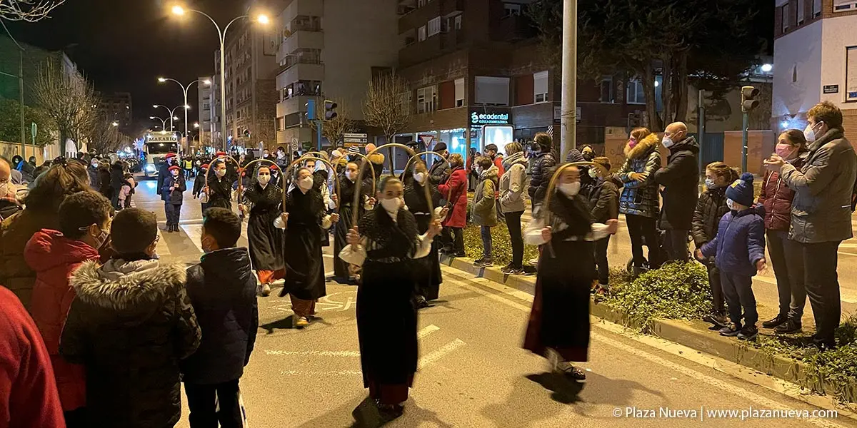 Cabalgata Reyes Magos 2022 en Tudela 14