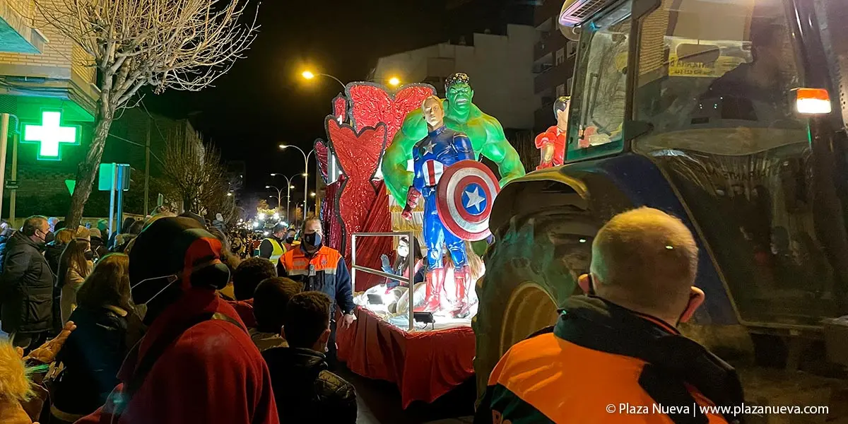 Cabalgata Reyes Magos 2022 en Tudela 16