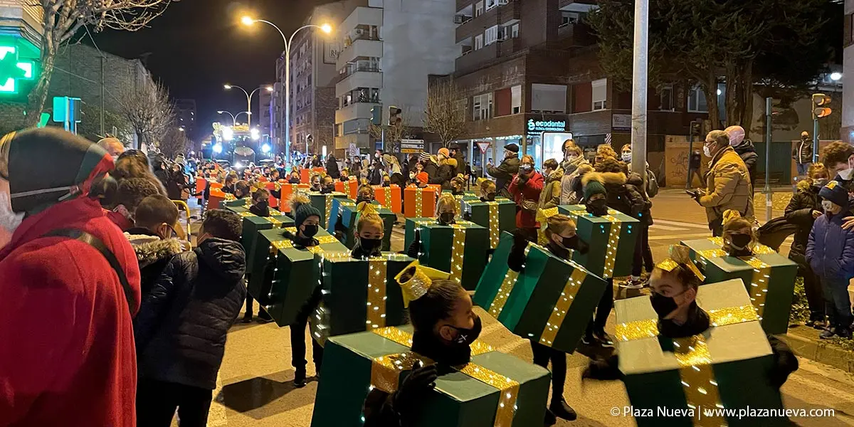 Cabalgata Reyes Magos 2022 en Tudela 17