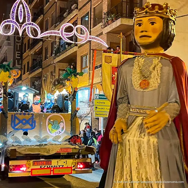 Cabalgata Reyes Magos 2022 en Tudela 26