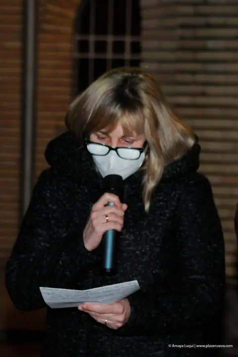 Manifestaci&oacute;n contra el asesinato de Sara Pina en Caparroso 2