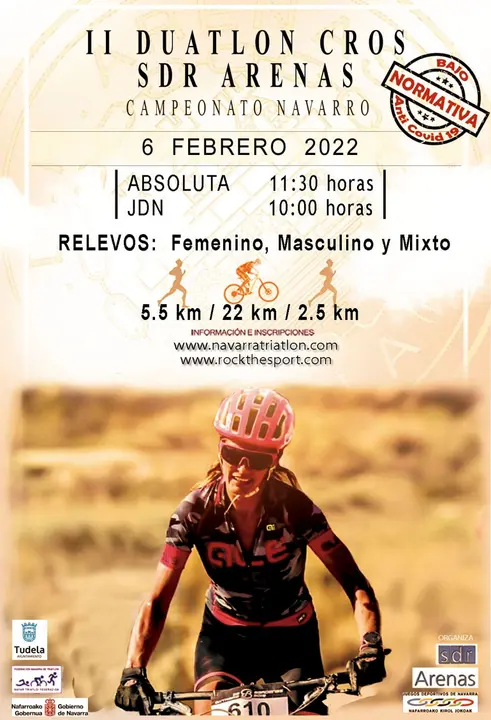 II Duatl&oacute;n&nbsp;Cros SDR Arenas 2022 en Tudela