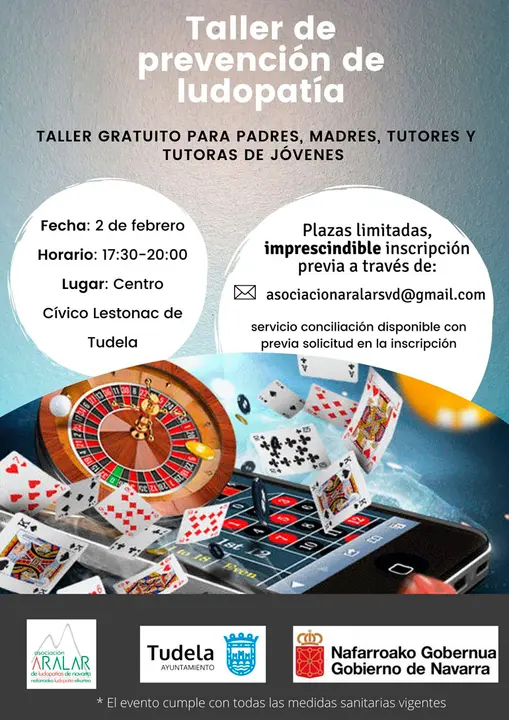 Taller en Tudela de Prevenci&oacute;n de ludopat&iacute;a