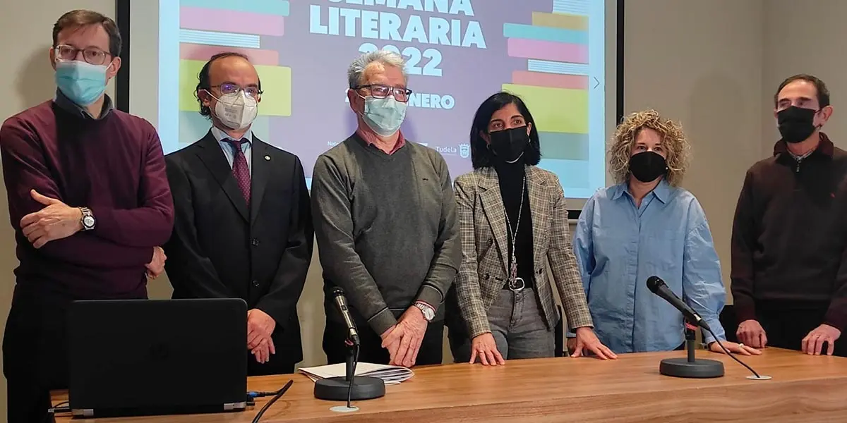 Presentaci&oacute;n de la Semana literaria de Tudela 2022
