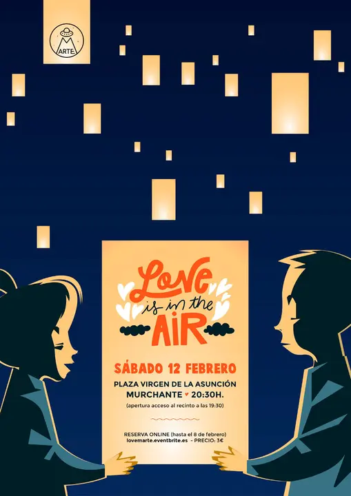 Suelta de farolillos en Murchante &lsquo;Love is in the Air&rsquo;