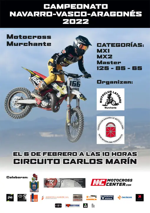 Campeonato en Murchante de motocross