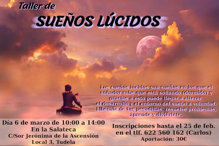 Taller en Tudela de sue&ntilde;os l&uacute;cidos