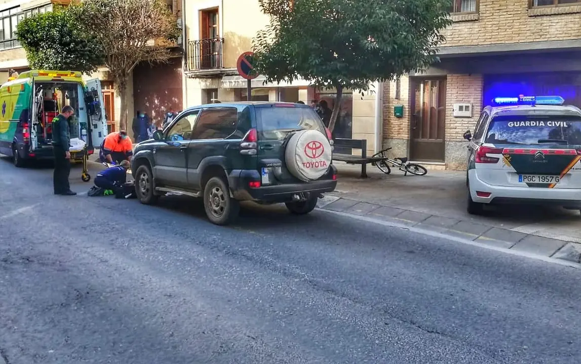 La accidentada sólo cuenta con 12 años de edad