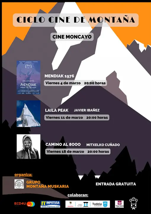 Ciclo Cine de Monta&ntilde;a 2022 en Tudela