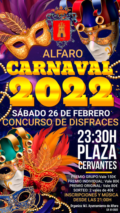 Carnaval 2022 en Alfaro