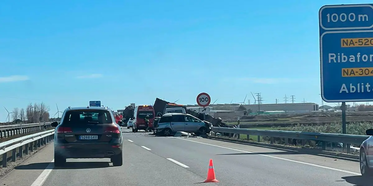 accidente autovia ebro