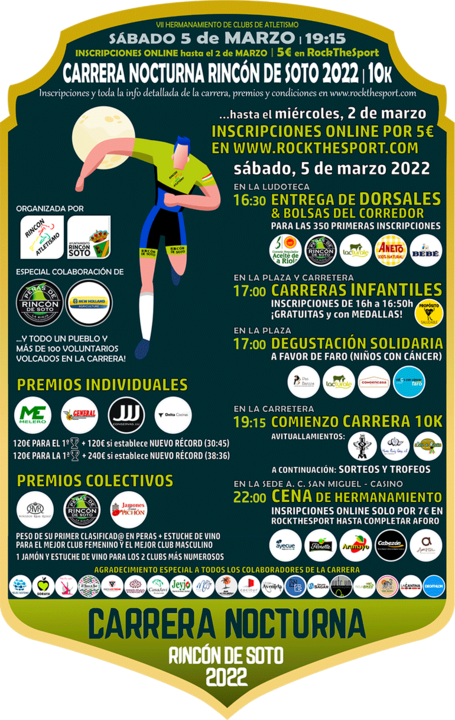 Carrera Nocturna 2022 en Rinc&oacute;n de Soto