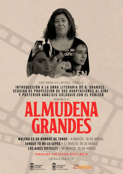 Ciclo de coloquios en Corella sobre Almudena Grandes