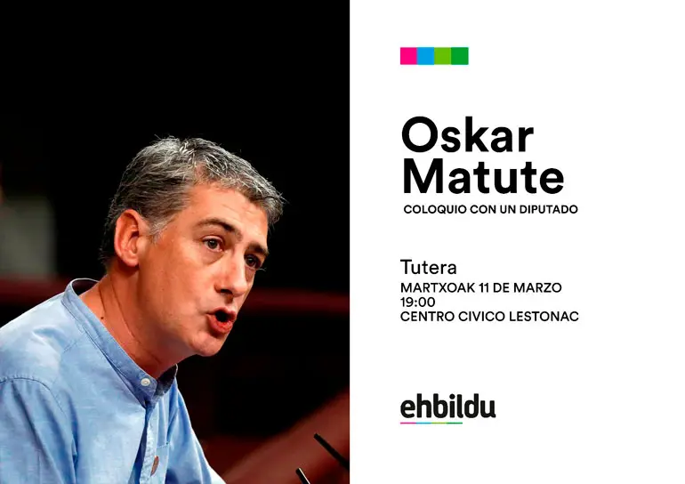 Coloquio en Tudela con Oskar Matute