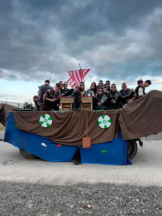 Carnaval de Marcilla 2022 Barco vikingo
