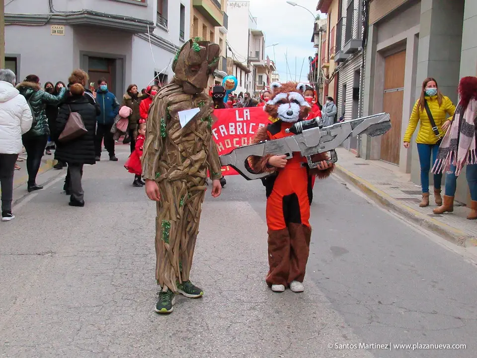 Carnaval de Murchante 2022 Individual o parejas 3&ordm; GROOT AND ROCKET RACOON