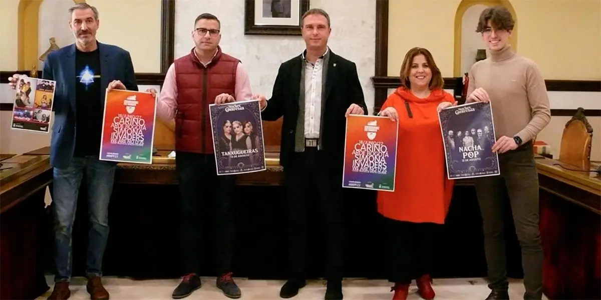 Rafael Randez (Hello Modernos), Casto Alvero (Ayto. Cintru&eacute;nigo), &Oacute;scar Bea (Alcalde Cintru&eacute;nigo), Rosa Burgos (Burcor Producciones), Mario Cornago (Burcor Producciones)