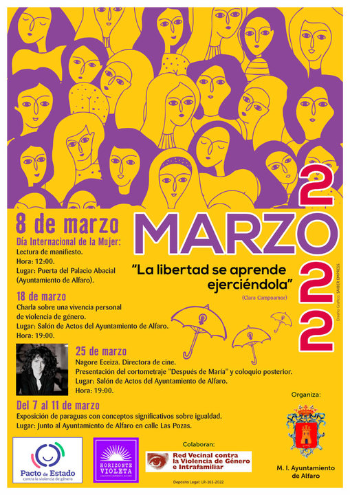Día Internacional de la Mujer 2022 en Alfaro
