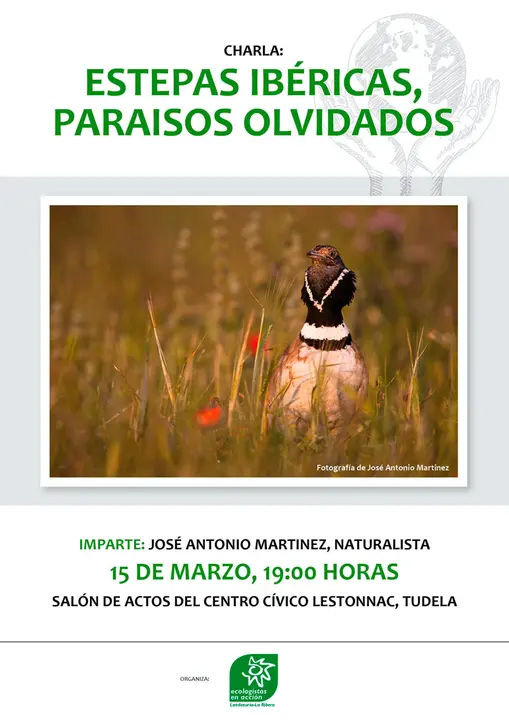 Charla en Tudela &lsquo;Estepas ib&eacute;ricas, para&iacute;sos olvidados&rsquo;