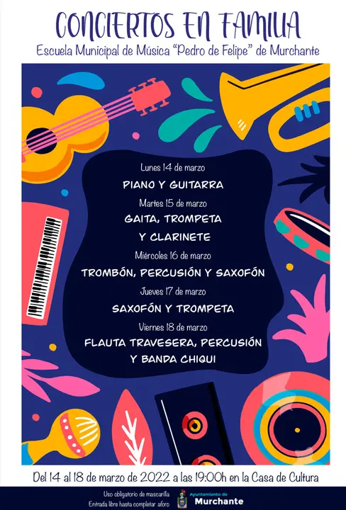 Conciertos en familia 2022 en Murchante