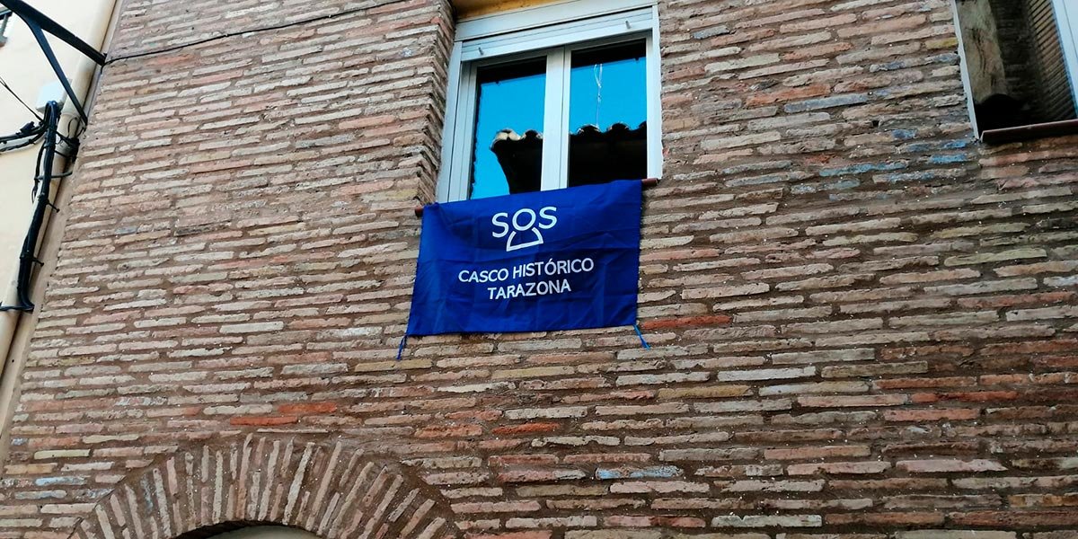 Balconera SOS casco histórico de Tarazona